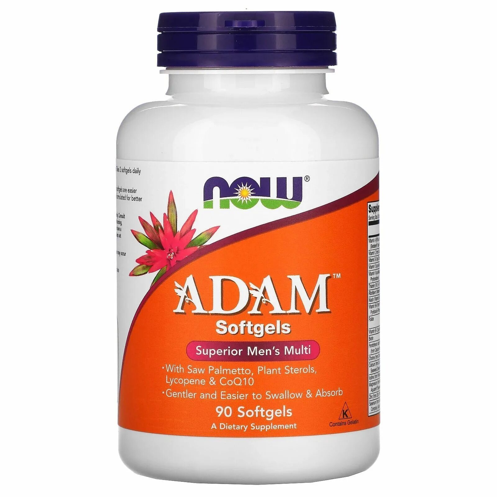 Now adams. Now foods Adam 90 Softgels. Витамины для мужчин Now foods Adam. Витаминный комплекс Now foods Adams.