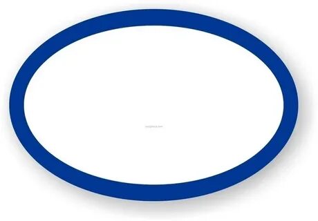 Blue oval