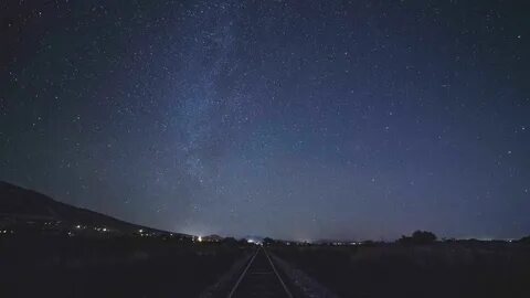 Ночью небо становится прозрачным