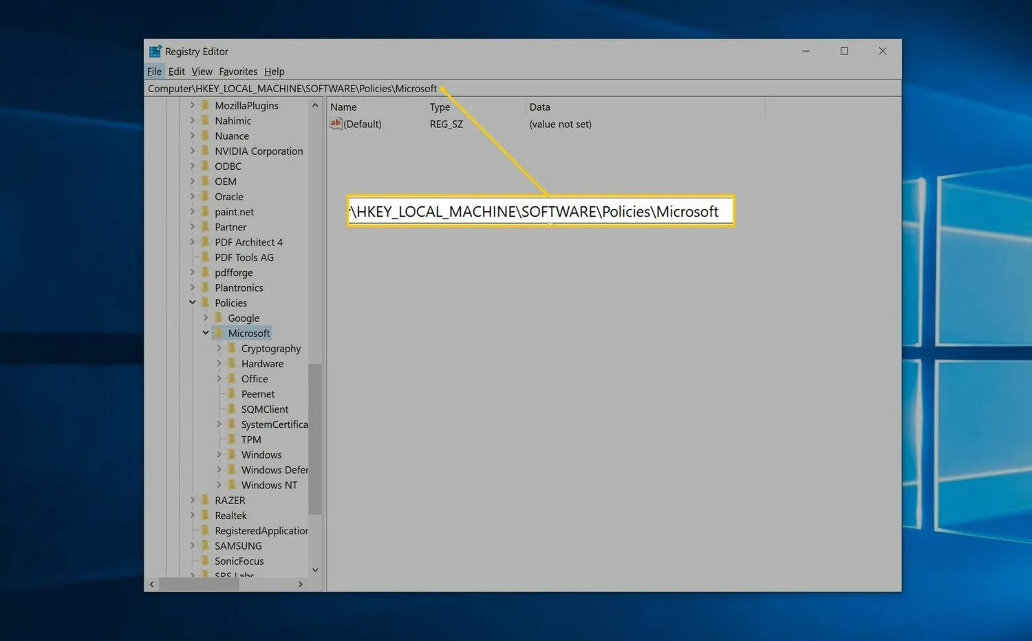 Policies microsoft. Microsoft policies. regedit linux.