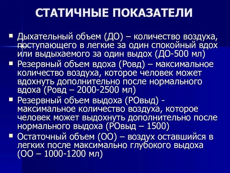 Величина дыхательного объема. Статические дыхательные объёмы и ёмкости.. Объемы и емкости легких физиология. Дыхательные объемы физиология. Дыхательные емкости физиология.