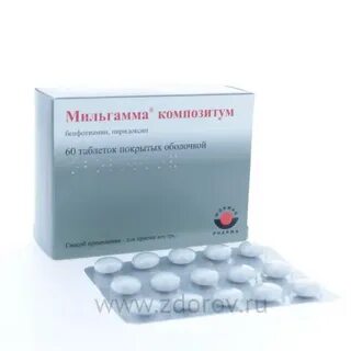Мильгамма композитум таб 60 таблетки