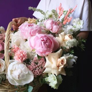Живые цветы с днем рождения женщине