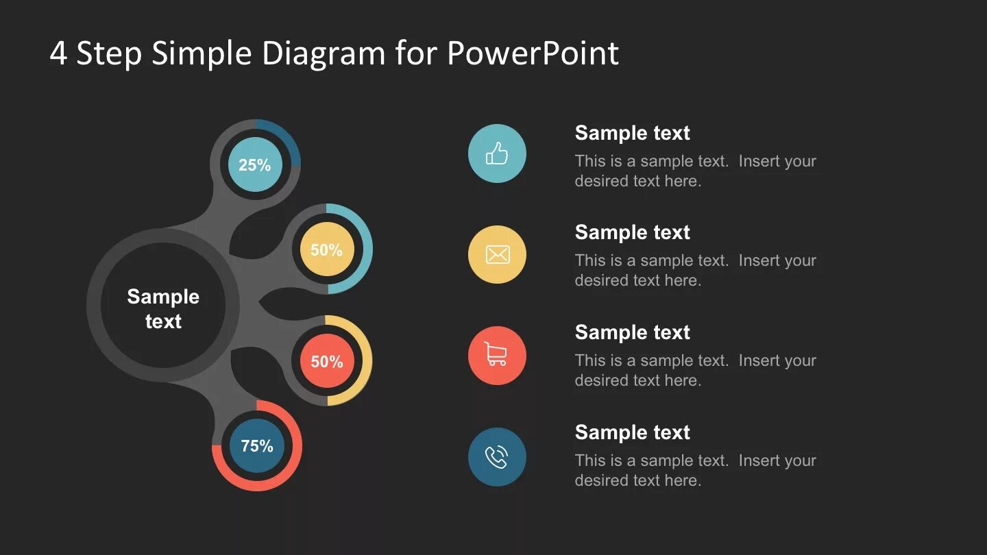 Simple diagram. Simple шаги это:. Example for ppt Slides. Simple steps