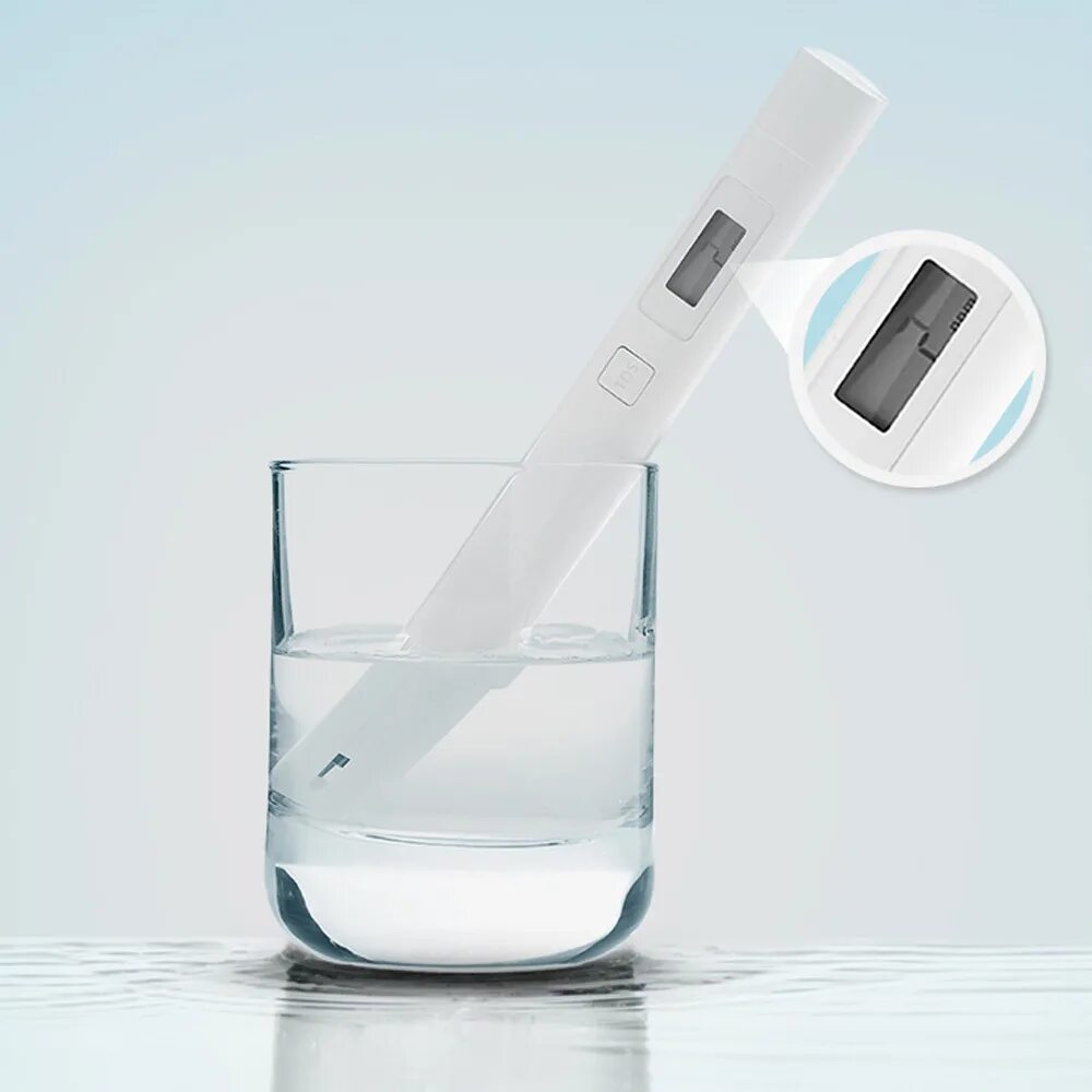 Качество воды в тесте. TDS Xiaomi тестер воды (pea4000cn). Xiaomi TDS Pen Water quality Tester. Тестер качества воды Xiaomi mi TDS Pen. Анализатор качества воды Xiaomi TDS xmtds01ym.