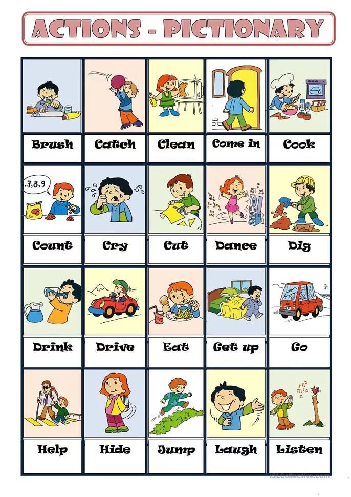 Карточки actions. Карточки actions для детей. Action verbs в английском. Глаголы на англ для детей. Карточки с изображением действий.