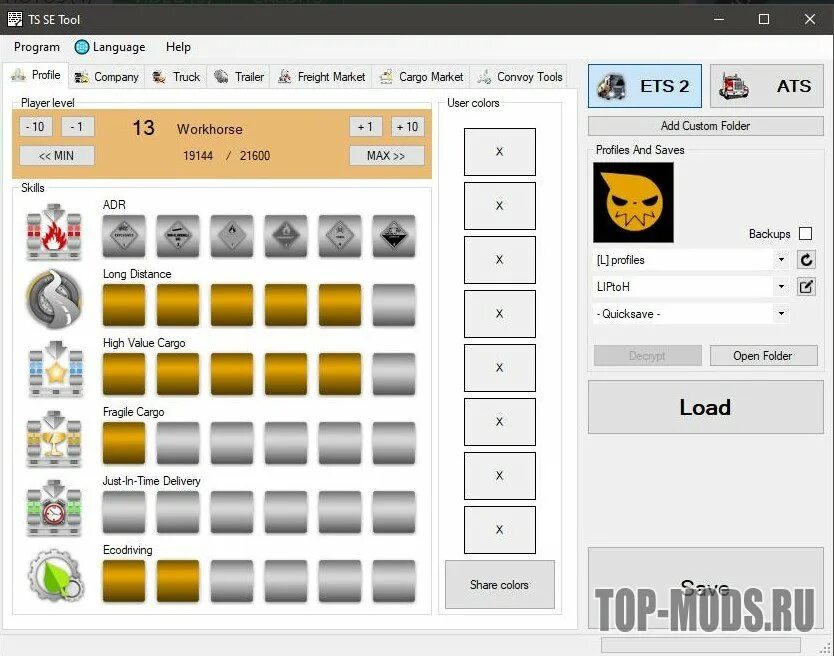 TS SAVEEDITOR Tool. TS SAVEEDITOR Tool для Euro Truck Simulator 2. Етс программа. TS save Editor Tool.