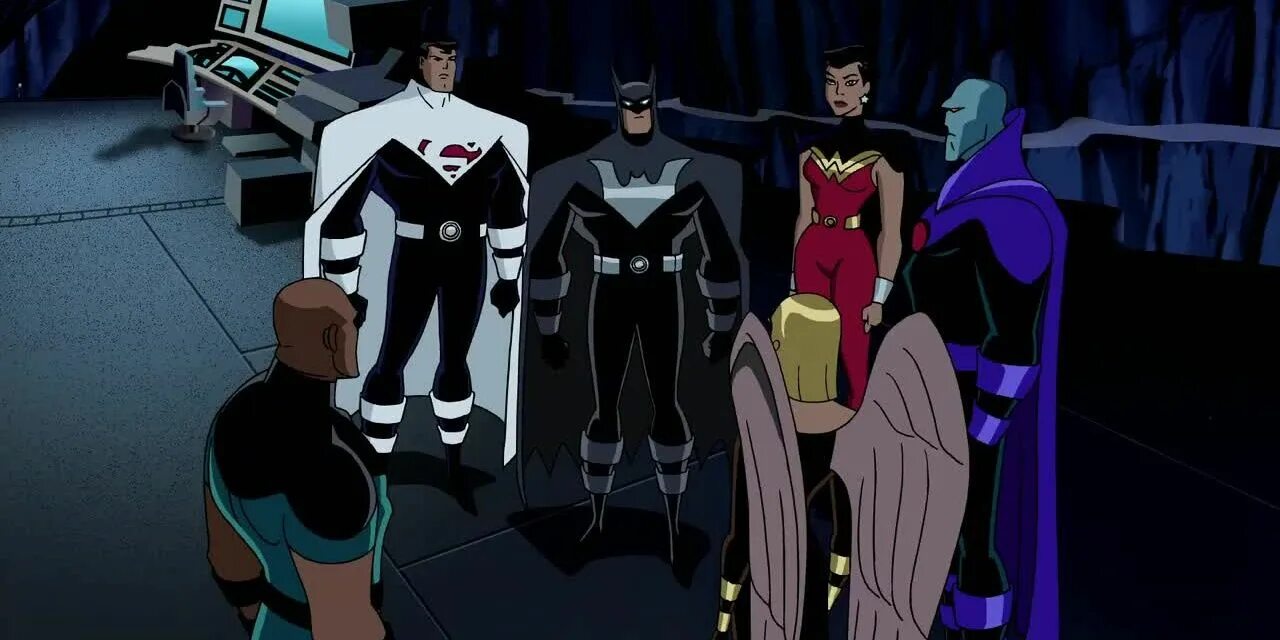 Justice unlimited. Лига справедливости 2001 Бэтмен. Шаера Холл лига справедливости.