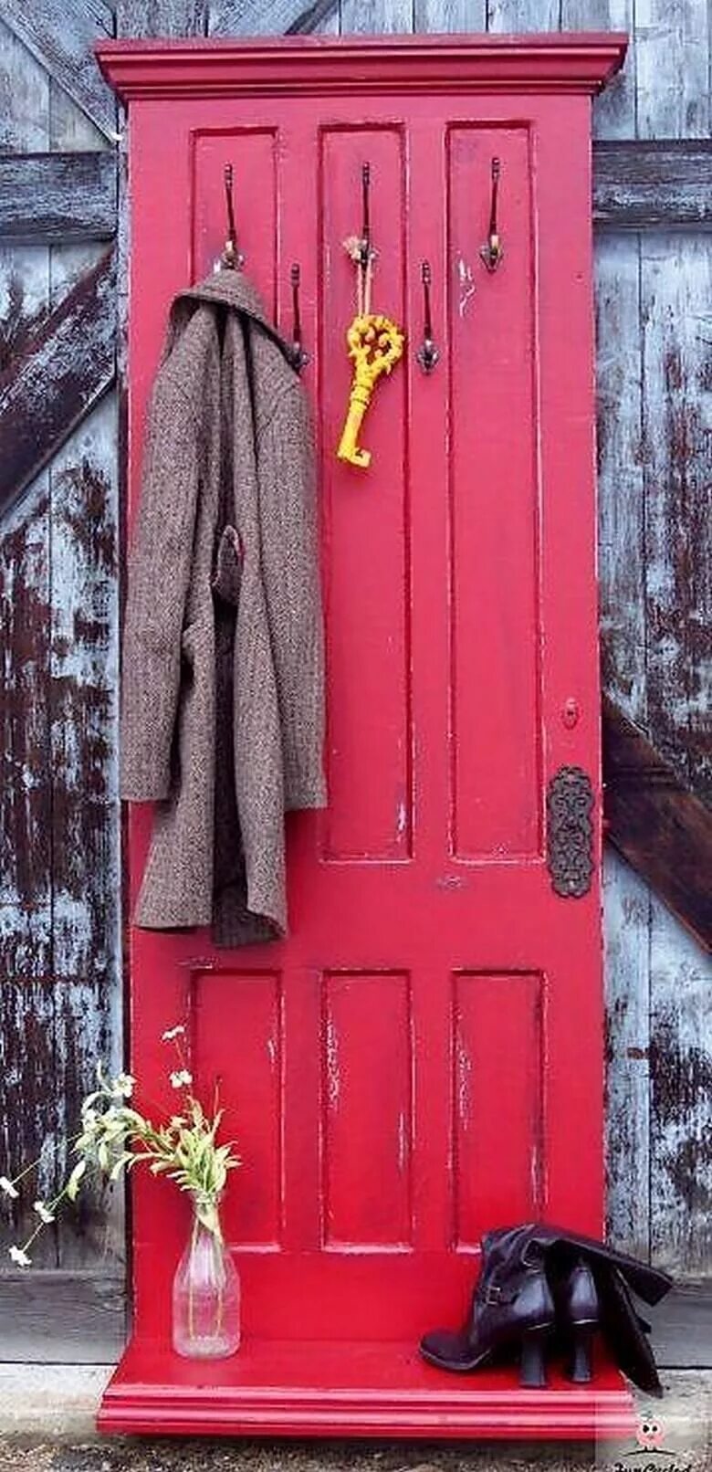 Декор старой двери. Старинная дверь. Переделка старой двери. Декорирование старой двери. Идеи для двери