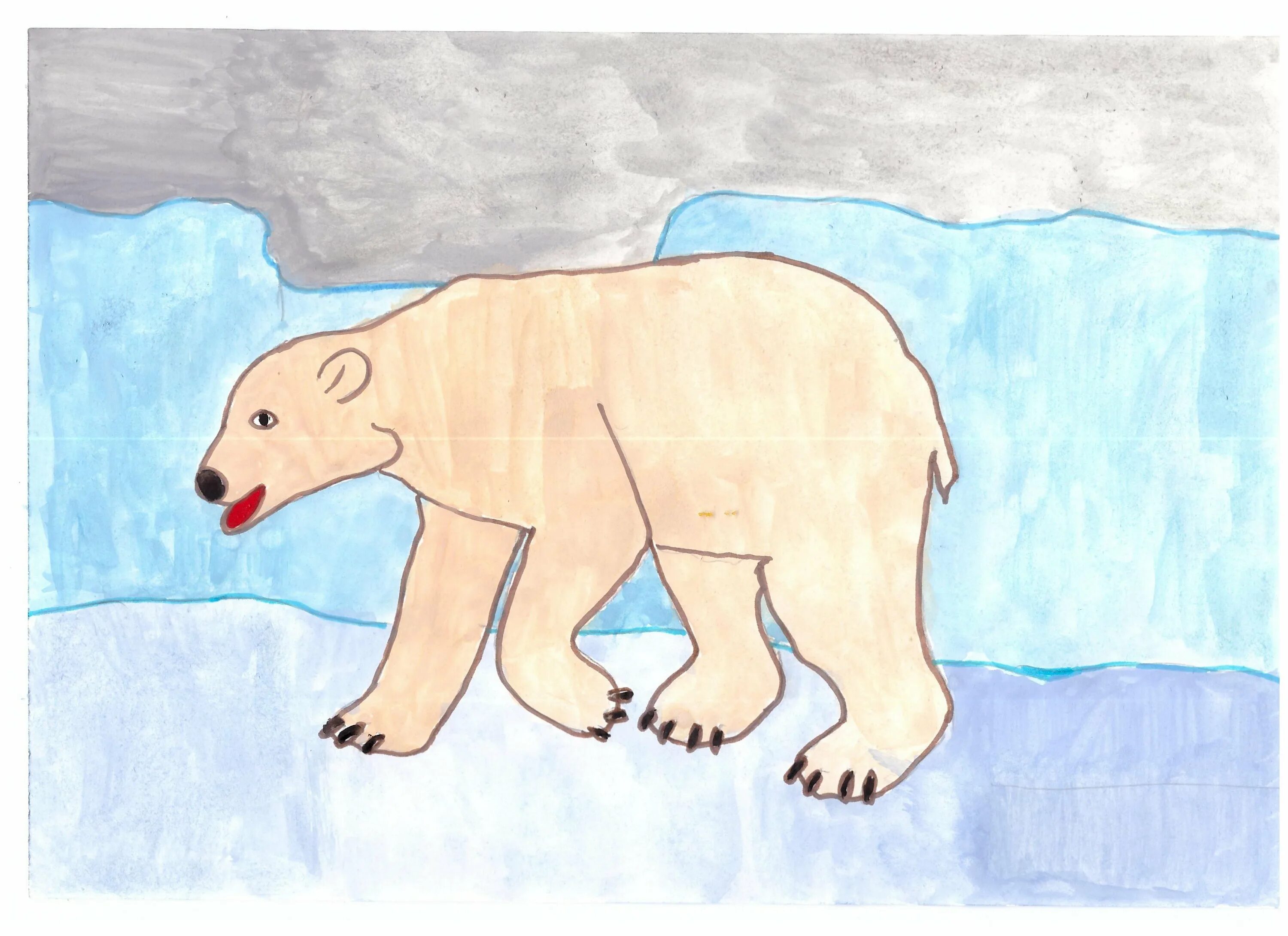 Плакат берегите животных 3 класс рисунок карандашом. Белый медведь рисунок. Детские рисунки белого медведя. Рисунок медведя для срисовки. Рисование белого медведя.