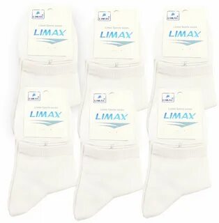 Женские носки LIMAX средние, в сетку, 6 пар, размер 36-40, белый - купить в инте