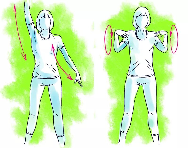 Простые движения рук. Утренняя зарядка. Круговые вращения руками. Зарядка махи руками. Упражнения для рук зарядка.