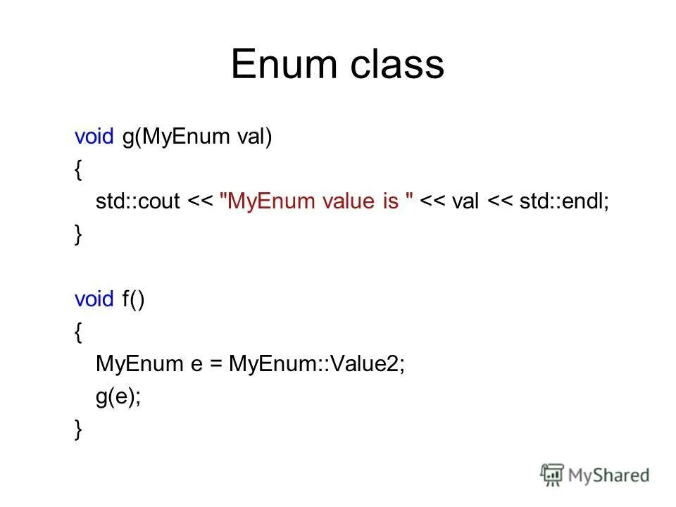 Enum int