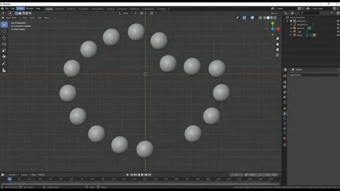 Blender как выровнять объекты