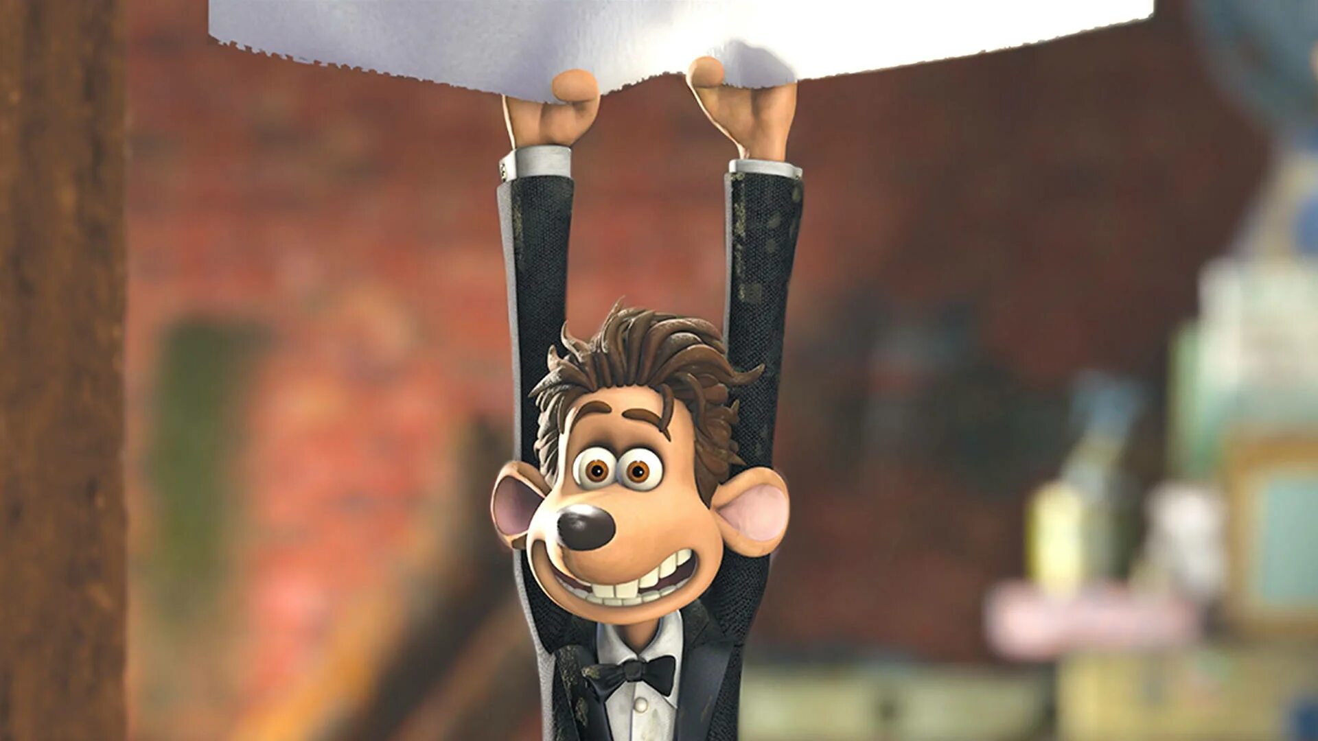 Flushed away. Смывайся Хью Джекман. Смывайся Родди.