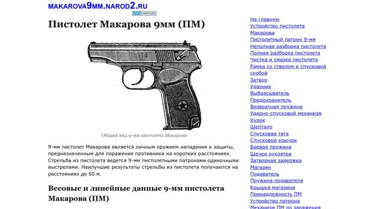 Длина ствола пистолета Макарова составляет. Пружины ПМ 9мм Макарова. ТТХ ПМ пружины. Высота пистолета Макарова 9 миллиметров.