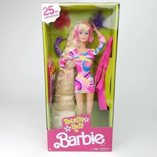 Barbie totally hair 25th anniversary doll