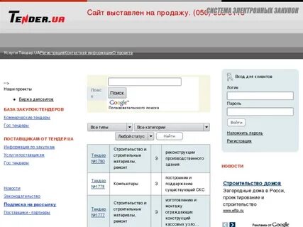 Тендеры минск