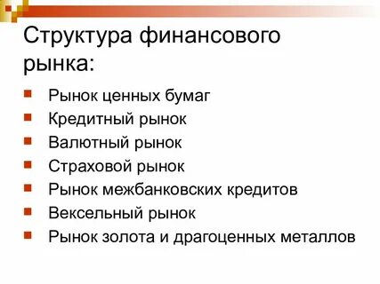 Страхового рынка рынка ценных