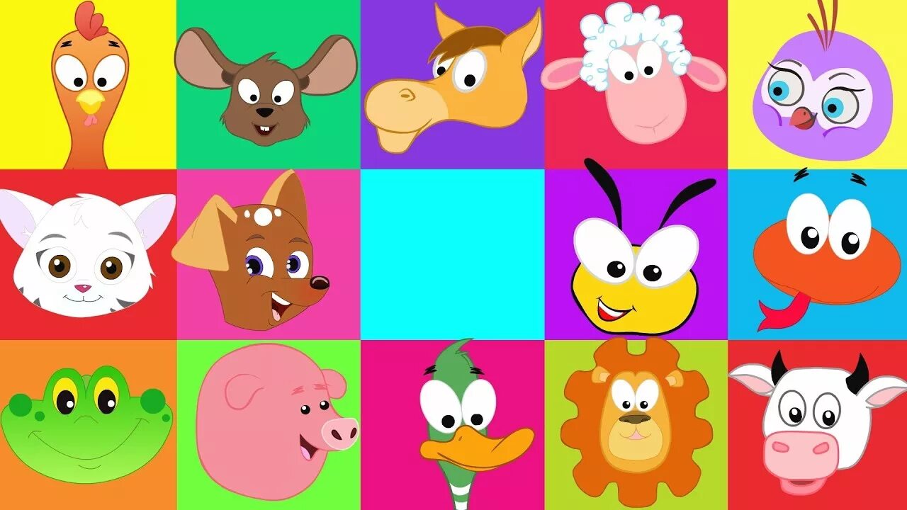 Animals sounds for kids. Animals children songs. Five little piggies. Nursery rhymes. Animals sounds for children.