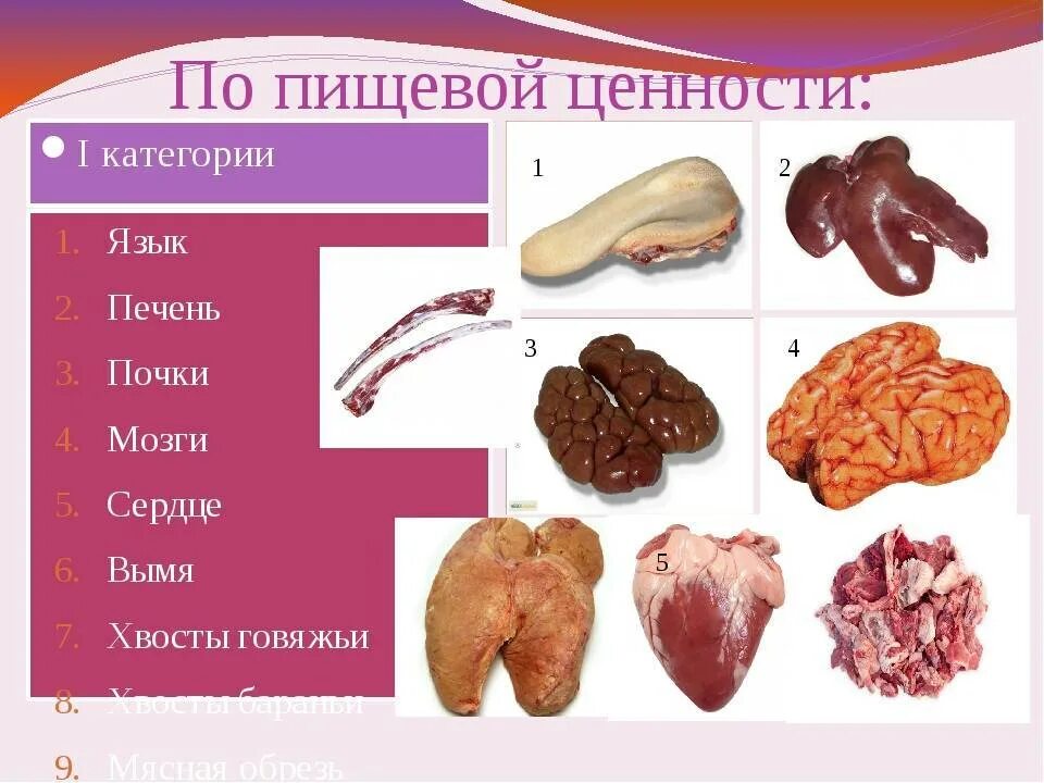 Печень для собак варить. Субпродукты мясо 1 категории. Классификация мясных субпродуктов.