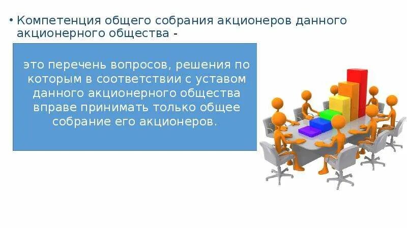 Ао компетенция. Компетенция общего собрания акционеров. Общее собрание акционеров презентация. Исключительная компетенция общего собрания акционеров. Полномочия общего собрания акционеров.