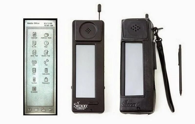 Sharp pmc-1 smart-phone. Ibm simon первый в мире смартфон. Ibm simon 1992. Первые телефоны с сенсорным экраном. Смартфон ibm simon.