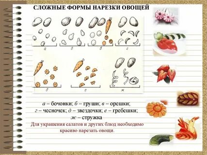 Тест блюда из овощей