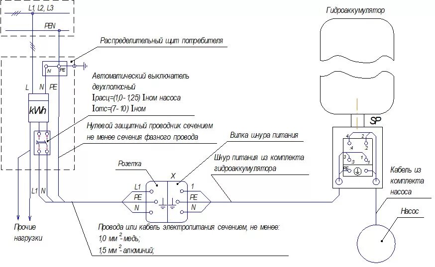 Схема соединения глубинного насоса. Схема подключения реле включения насоса. Схема электрического соединения реле давления насоса. Электро схема подключения скважинного насоса. Схема автоматики скважины