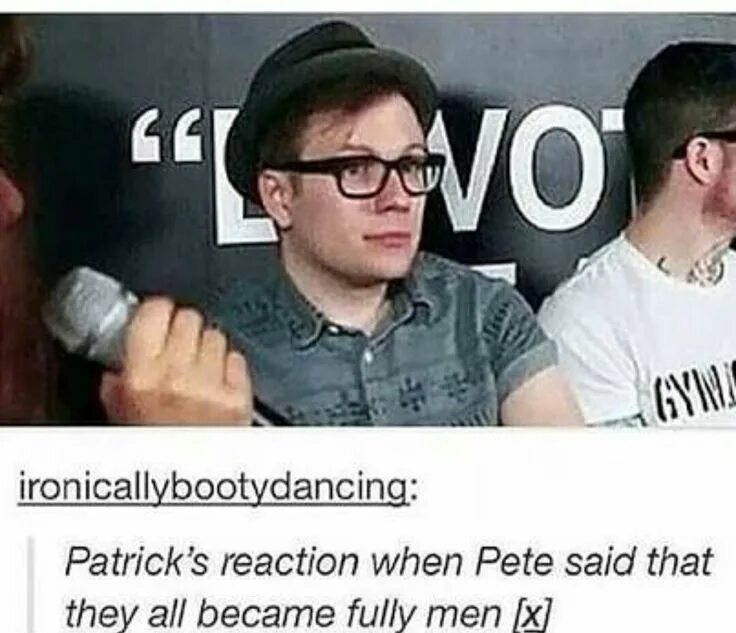 Pete is going. Fall out boy Патрик Стамп. Патрик Стамп и его сын. Патрик Стамп потолстел. Патрик Стамп худой.