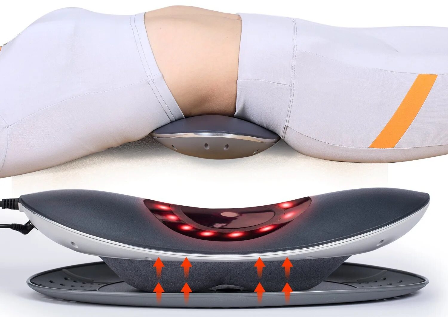 Массажное устройство. 2in1 total back Shiatsu Massager model DGL-rd01b. Lumbar Relax 2605гр массажер для спины. Best4me / массажер для поясницы/для спины/Lumbar traction. Spine Relax массажер.