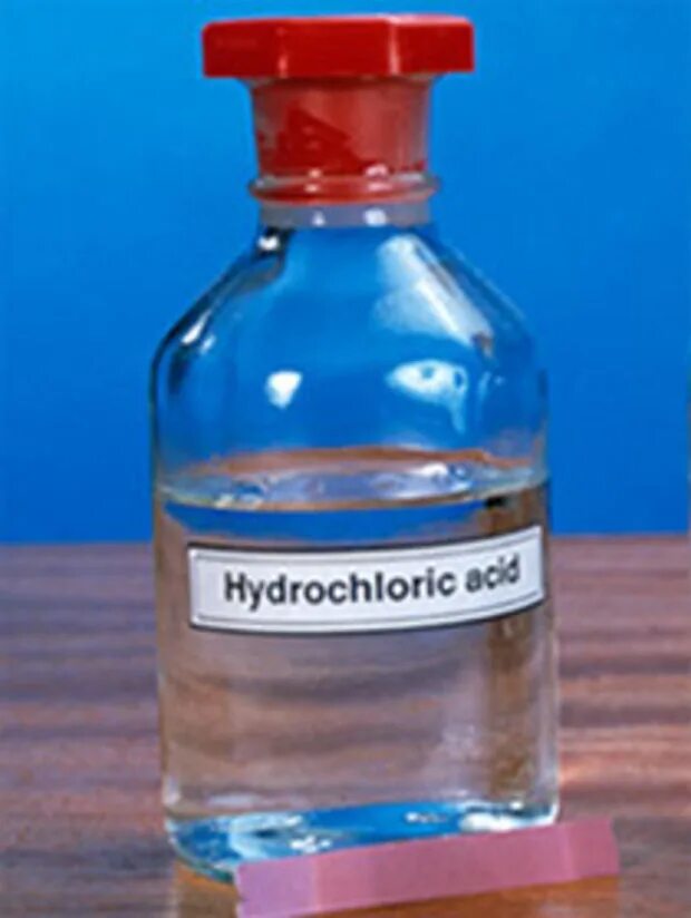 Концентрированный раствор hcl. Соляная кислота. Колба с кислотой. Хлористоводородная кислота. Концентрированная соляная кислота.