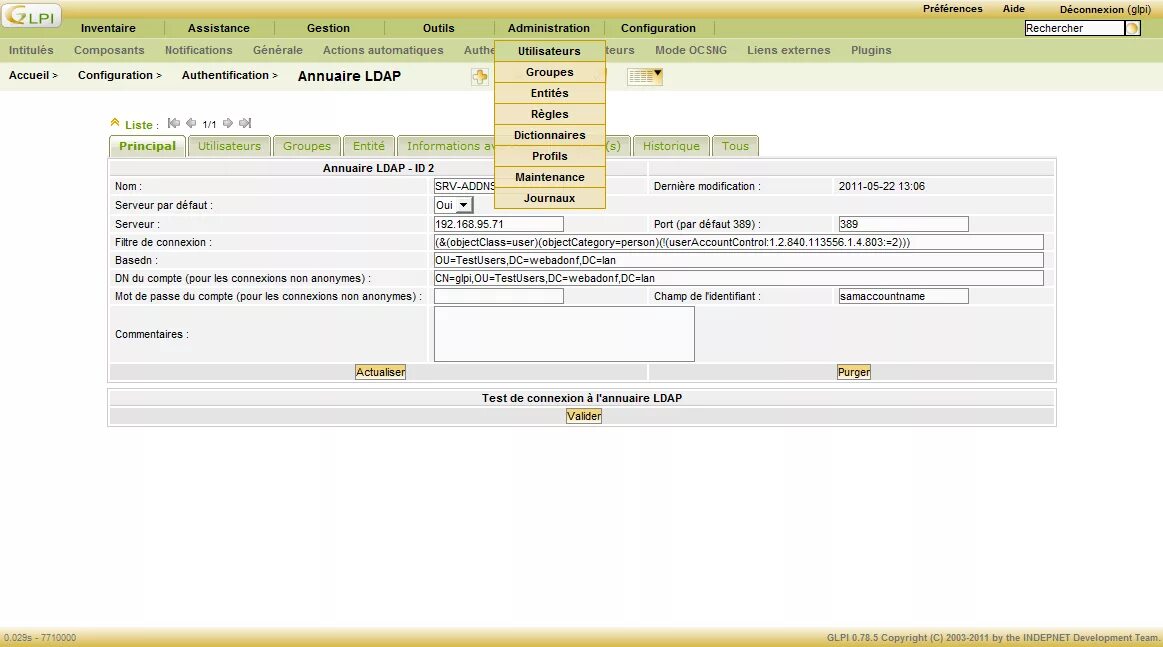 Glpi ldap. Glpi. glpi стойки. ldap_connection.