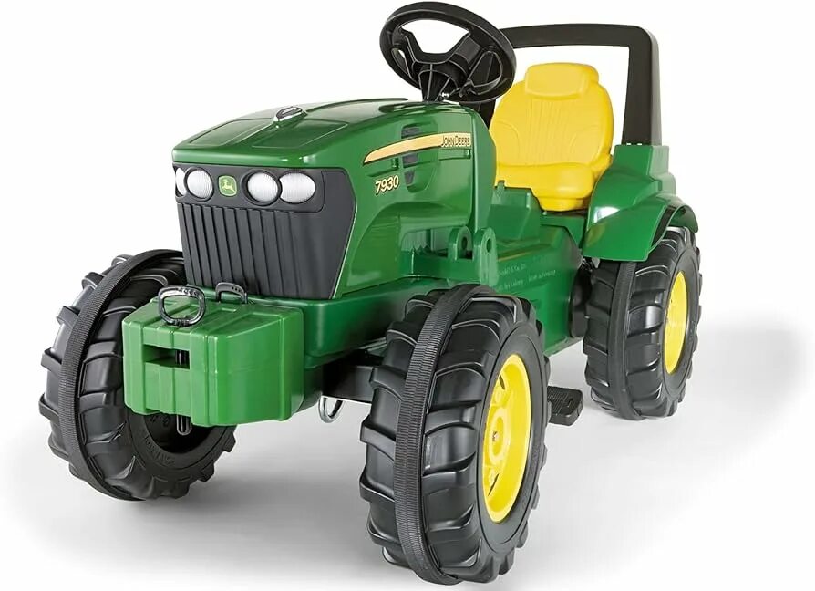 Педальный трактор Rolly Toys ROLLYFARMTRAC John Deere 7930 700028. Трактор педальный John Deere. Трактор John Deere 7930. John Deere 7930 детский педальный. Трактора для детей 7 лет