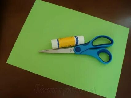 Поделки из бумаги с клеем и ножницами