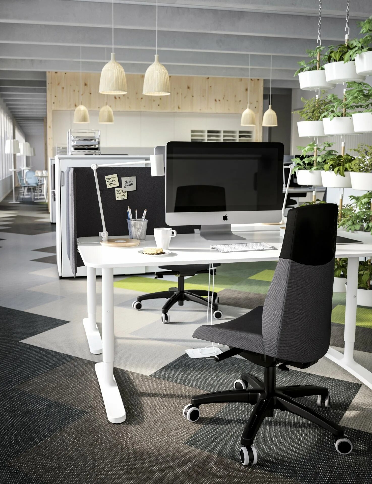 Ikea стол офисный белый. Офис из мебели икеа. Офис в стиле икеа. Бекант в интерьере. Икеа офисные.