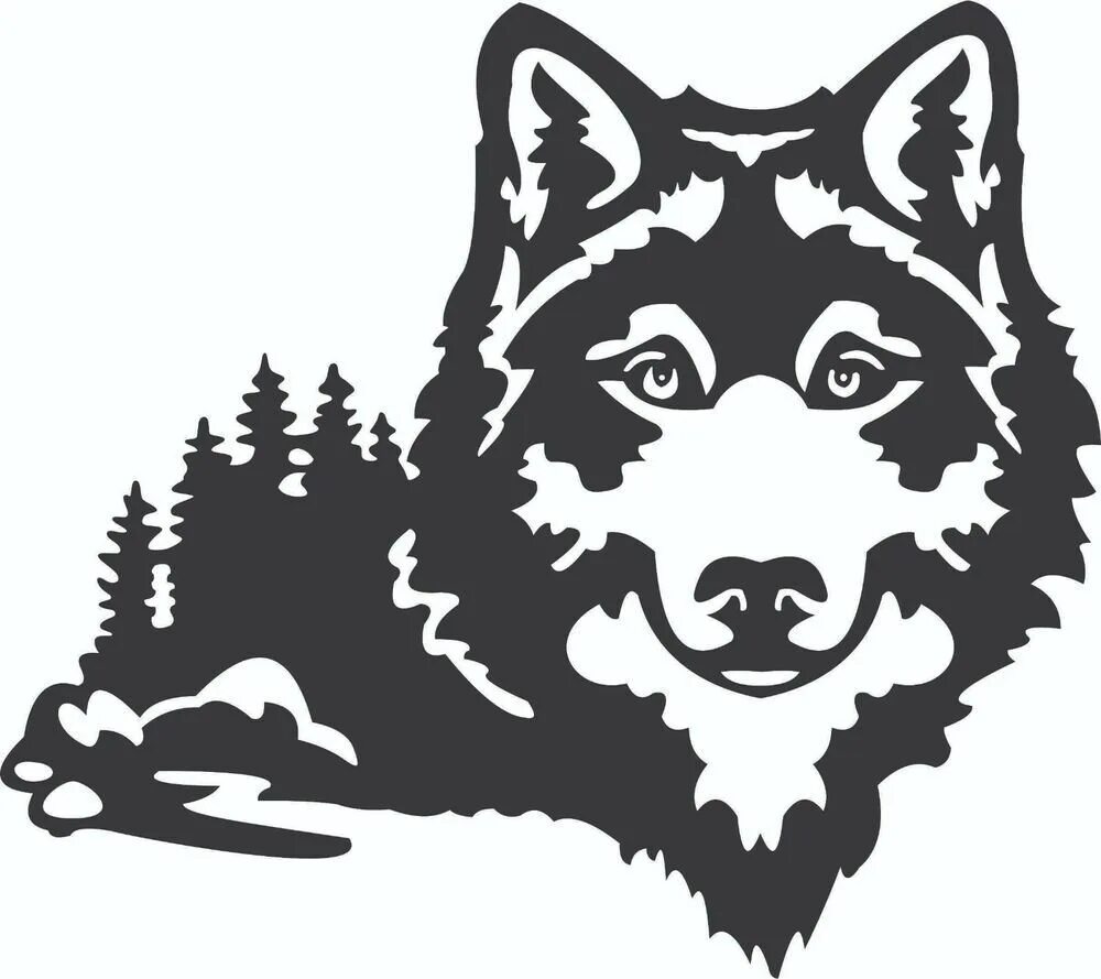 Dxf изображения. Dxf для плазмы чпу. собака для плоттерной резки. векторные изображения для лазерной гравировки. трафарет волка для гравировки.