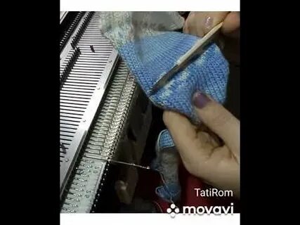 Носки на однофонтурной вязальной
