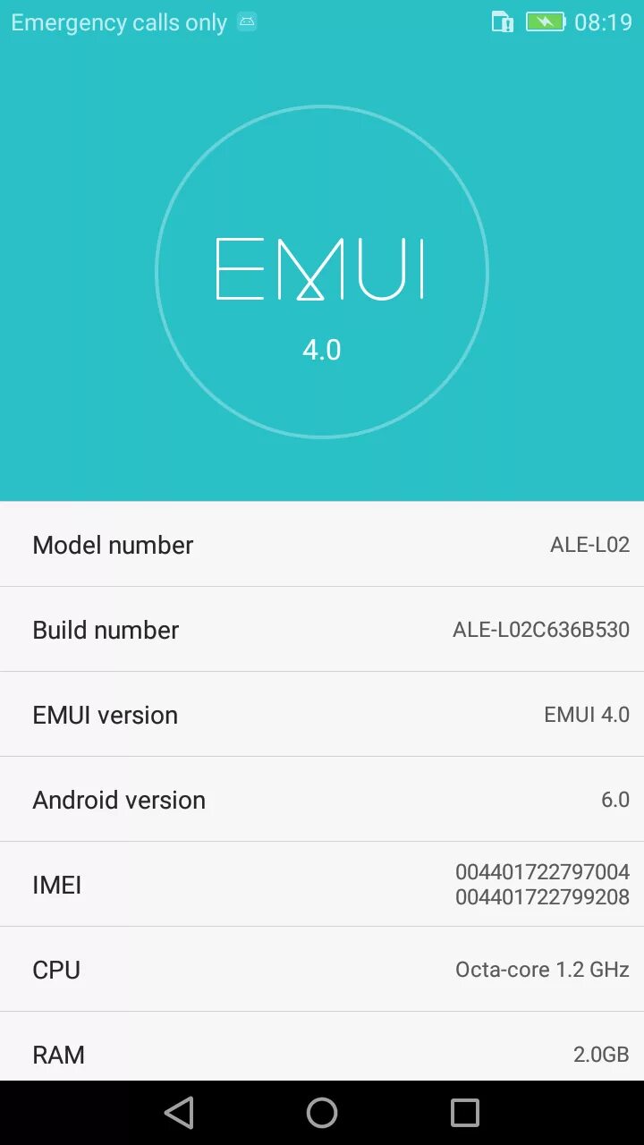 Установка android huawei