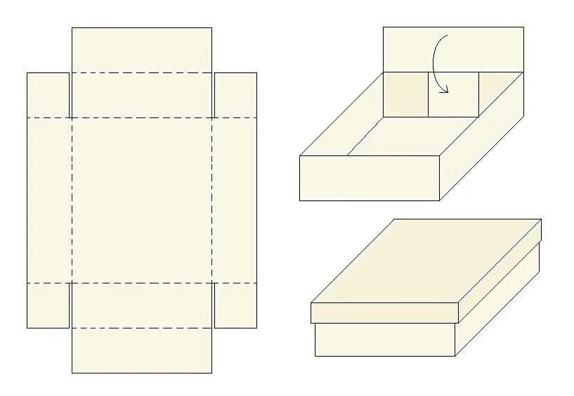 Развёртка коробки без крышки. Развертка коробочки с крышкой. Чертёж коробки из картона. Чертёж коробки из бумаги. Сделать коробку схема
