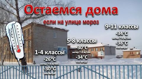 Школы мороз