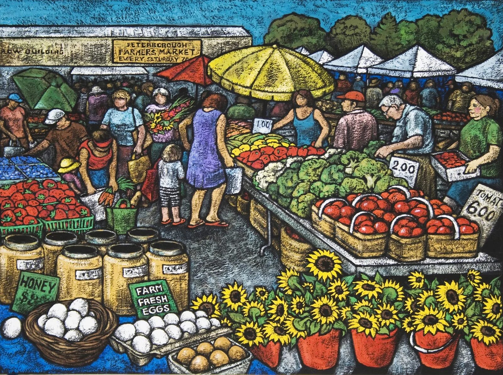 Рассказ базар. Лиможский рынок Мусоргский. Лиможский рынок картина. Лиможский рынок Гартман. Рынок картина художник.