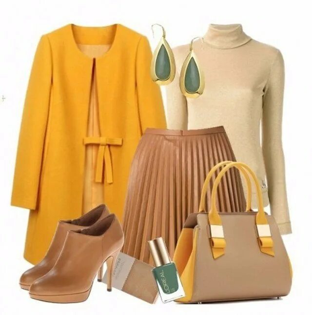Горчичный цвет в одежде. Яркая одежда для женщин. Горчичный с бежевым в одежде. Яркие образы на осень. С чем сочетается горчичный.