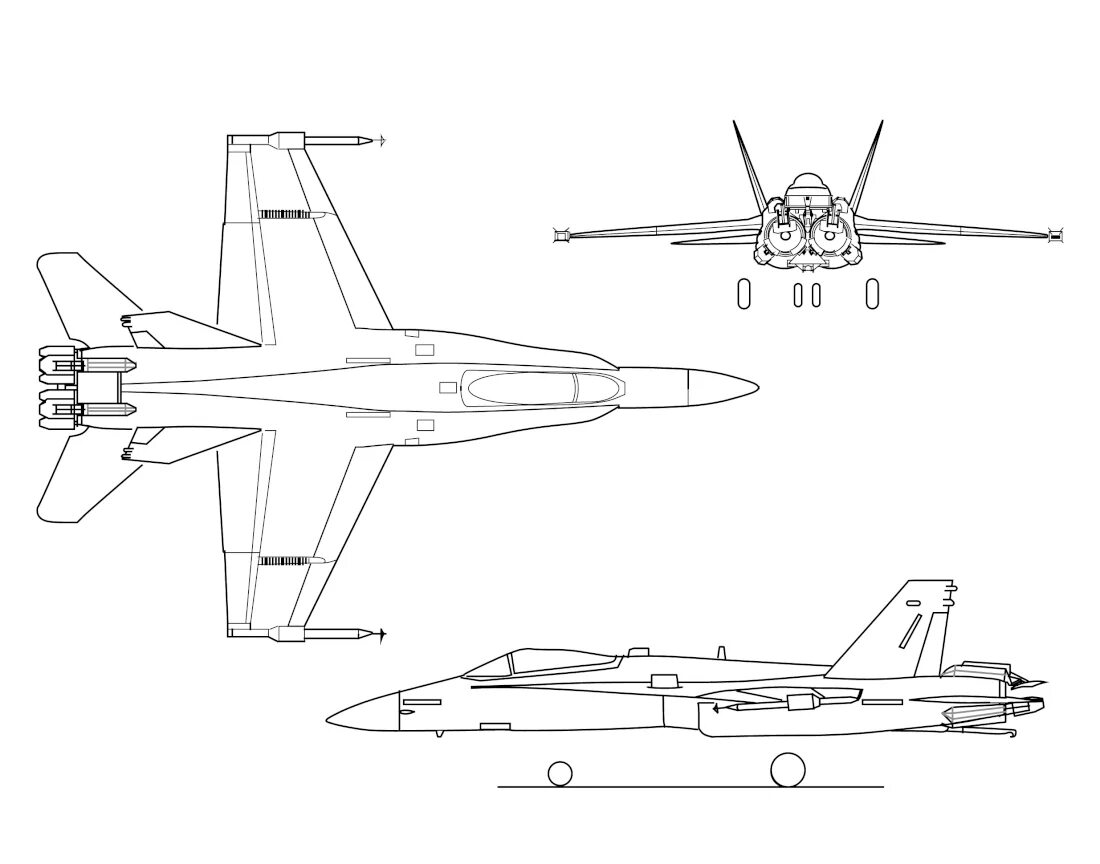 Mcdonnell douglas f 18. MCDONNELL Douglas f-18 Harv. F18 истребитель габариты. F-18е Hornet чертежи. F-18 super Hornet чертеж.
