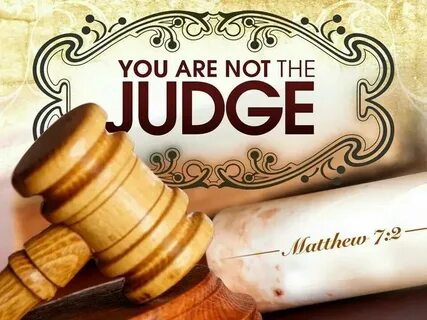 Judge others