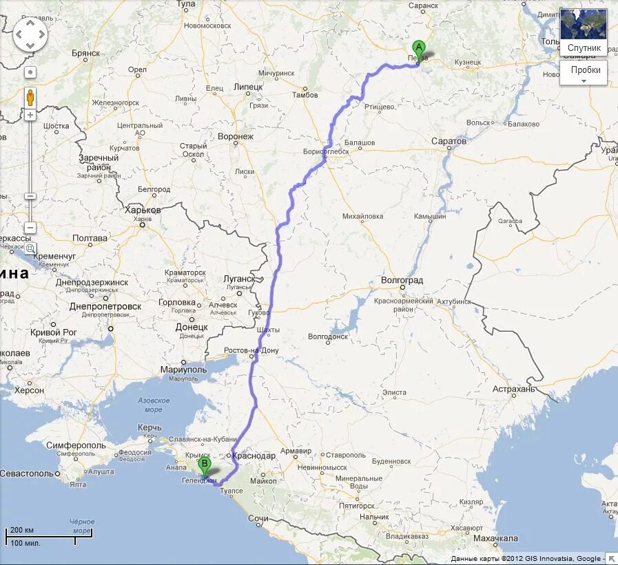 Мичуринск севастополь. Мичуринск Краснодар на карте. Карта Краснодар Донецк. Карта поездки в Краснодар. Орел Сочи расстояние.
