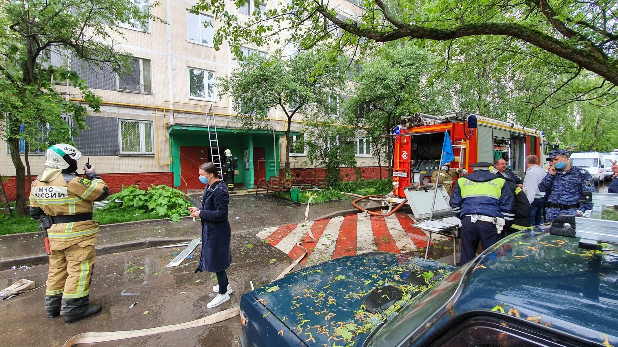 Пожар в коптево сегодня. Пожар в Чертаново.