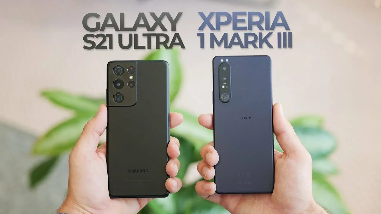 Xperia 1 vs. S 21 Ultra vs a 73.