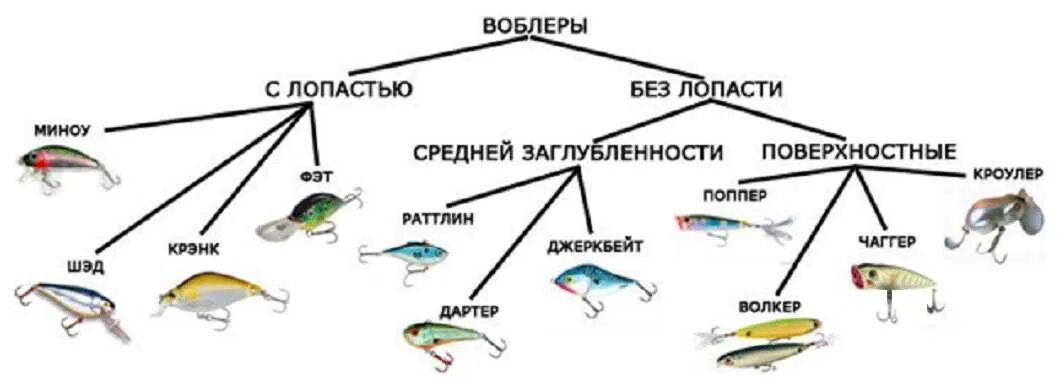 Виды воблеров. Разновидности воблеров и их классификация. Таблица проводок для воблеров. Классификация воблеров по плавучести и заглублению таблица. Типы плавучести воблеров.