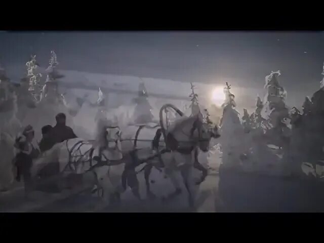 Песня в лунном сиянии снег серебрится